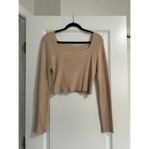 Women’s Square Neck Sweater Top Size Small